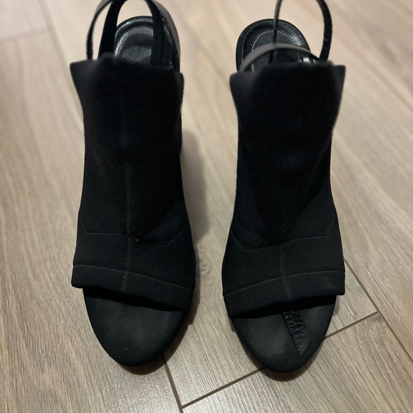 Balenciaga Neoprene Platform Wedges, Black, Size 39, US 9 - Picture 1 of 14